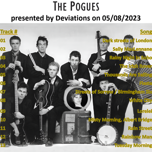 Deviations N° 0003 – 05.08.2023 – In the spotlight – The Pogues